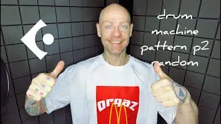 рандомные патерны в драм машине (drum machine pattern p2 random)