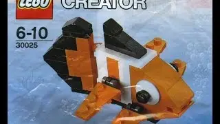 LEGO Creator Mini Figure Set Clown Fish 30025 Instructions DIY Book