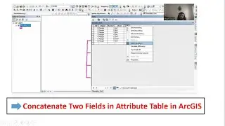 Объединение полей в таблице атрибутов || ArcGIS