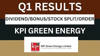 KPI green energy Q1 Results 2025 | kpi green Results Today |  kpi green energy Share Latest News