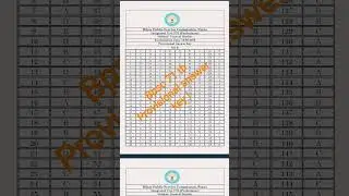 bpsc 71 th Provisional answer key