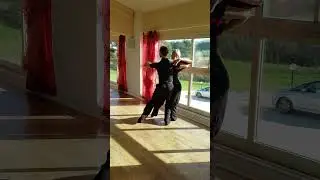 Oksana Zaver & Mirko Gozzoli. Lessons. Standard style. International Tango. Lesson with Mirko.