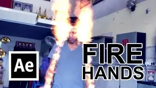 Adobe After Effects Training - How to create fire with your hands - fire effect