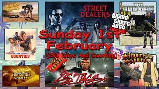 Street Dealers, LS Tags, Gun Van, Shipwreck plus more Locations Sunday 1st Feb - GTA V Online