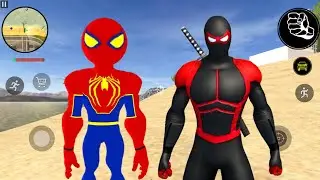 Harika Kahraman &Ouml;r&uuml;mcek Adam Oyunu - Amazing Stickman Rope Hero Crime - Android Gameplay