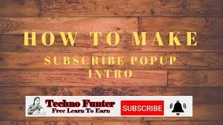How To Make Bell Icon Intro in adobe premiere - Make Bell Icon Intro  #Techno Funter