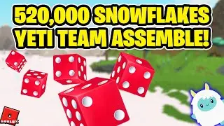 Yeti Team Assemble! | 520K Snowflake Unboxing | Giant Simulator