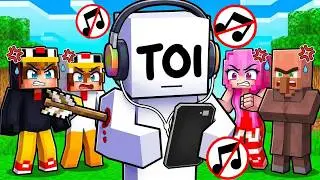 TOI TU nous as Ignorer avec mes AMIS pendant 24H sur Minecraft !