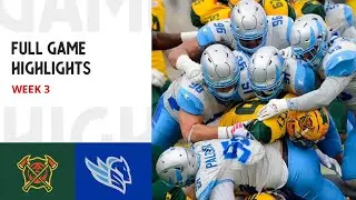 AAF Football League | Salt Lake Stallions vs  Arizona Hotshots Week 3 FULL Game