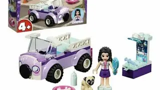 How to LEGO 41360 Friends Emma's Mobile Vet Clinic Playset - New Lego Speed Build for 2020