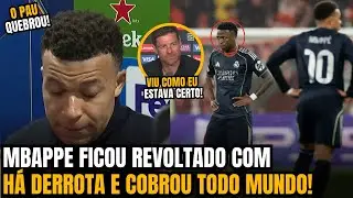 🚨EITA!! MBAPPE METE O LOKO PRA CIMA DE VINI JR E JOGADORES DO REAL MADRID APÓS VEXAME NA CHAMPIONS!!