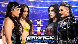 Full Match Roxanne Perez & Raquel Rodriguez vs Rhea Ripley & Stephanie | WWE SMACKDOWN 30-01-2026