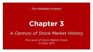 The Intelligent Investor by Benjamin Graham Chapter 3