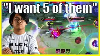 BLCK Edward isn't satisfied on getting 3 kills after he 1vs5 the enemies