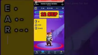 Hamster kombat daily cipher code today 12 Sep I hamster kombat Sep 12 #ciphercodes #hamsterkombat
