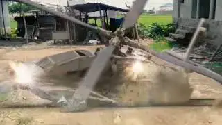 Helicopter blast at Imphal