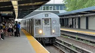 R10, R16, R32, R38, R179, R211 (A)(S) train action at Broad Channel 