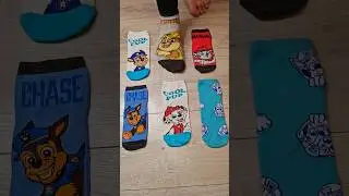 Cute Paw Patrol socks🐶😁🐶Best for me? #shortvideo #pawpatrol