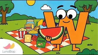 ABC Picnic Song for Kids | Fun Alphabet Song with Food & Letters | A to Z Learning Video