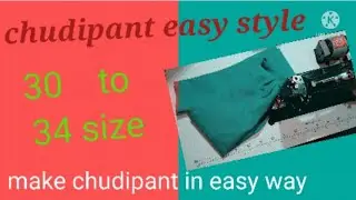Chudipant making in easy cut and sew process#chudipant