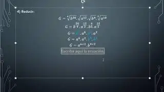 16 Clase Álgebra Exponente Fraccionario - Quinto Grado de Primaria