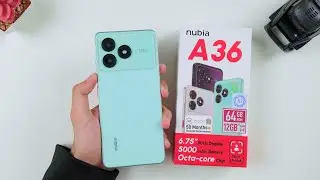 ZTE Blade A36 Unboxing | Hands-On, Antutu, Design, Unbox, Camera Test