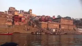 Sunrise on the Ganges, holy city of Varanasi