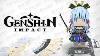 Genshin Impact: Kamisato Ayaka Paperized