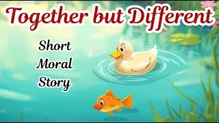 Moral Stories In English | Small Moral Stories In English | Together but Different | 