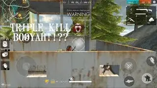 TRIPLE KILL - BOOYAH!!?? - FREE FIRE