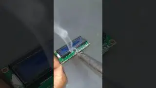 LCD Display I2c Module Soldering #Shorts #Soldering