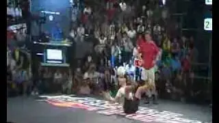 NEDZAD (Bosnia) vs WHETTON RED shirt Red Bull Street Style Final 2008