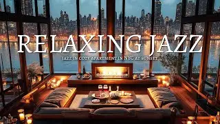 Cityscape Serenade: Relaxing Jazz on the Balcony with Bonfire & Views 🌆🎷