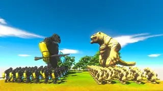 Growing Kong vs Growing Mutant Tiger - ARBS