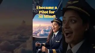I become Pilot for 30 Mins!! #pilottraining #pilot #becomepilot