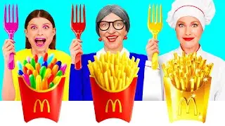 Me vs Grandma Cooking Challenge | Delicious Food Recipes by AZaZa Challenge