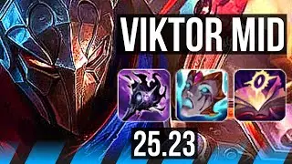 VIKTOR vs YASUO (MID) | 11/0/6 | EUW Master | 25.23