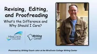 Revising, Editing, Proofreading: What's the Difference?