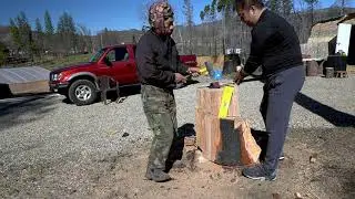Harvesting the land for garden (Moog paab tug muam Txhem Teb) - Hmong Hikers