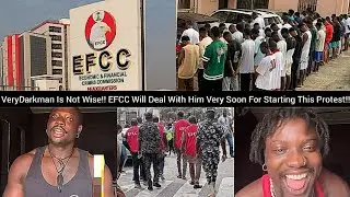 CONFUSION‼️ YAHOO BOYZ ANGRY AS NIGERIAN YOUTHS STOP VeryDarkMan FROM PROTESTING AGAINST EFCC‼️