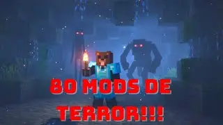 🔴INSTALE 80 MODS DE TERROR (Minecraft) -  Marcel 🔴