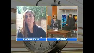 Discussing Constitutional & Legal Rights of Women in Pakistan on PTV World morning show.