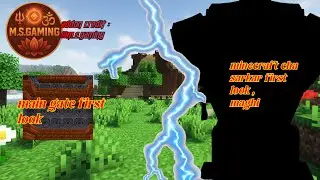 Minecraft main gate and maghi Minecraft cha sarkar first look 🔥 ll addon credit @m.s.gaming 