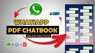 WhatsApp Chat to PDF and Analysis in Minutes with Chatbook In