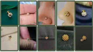 Latest Gold with diamond  Nose Pin Designs 2026 | Lightweight & Beautiful Daily Wear Nath | 