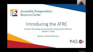 Assistive Technology and Accessible Transportation, October 5, 2023
