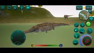 Онлайн Динозавры Симулятор 3D. ИГРАЮ за САРКОЗУХА,дала МЯСО