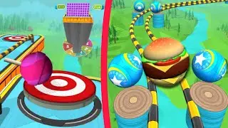 Super Bonus level 🍭🍭 Portal Run 🍔🍔 Epic Race Challenge GOING BALLS Adventure