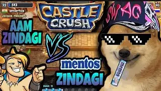 Castle Crush- Aam Zindagi Vs Mentos Zindagi funny ad | A.V.S gaming videos