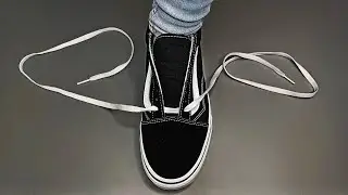 How to Lace Vans Loosely in 1 Second 🔥 Shoe Lacing Styles